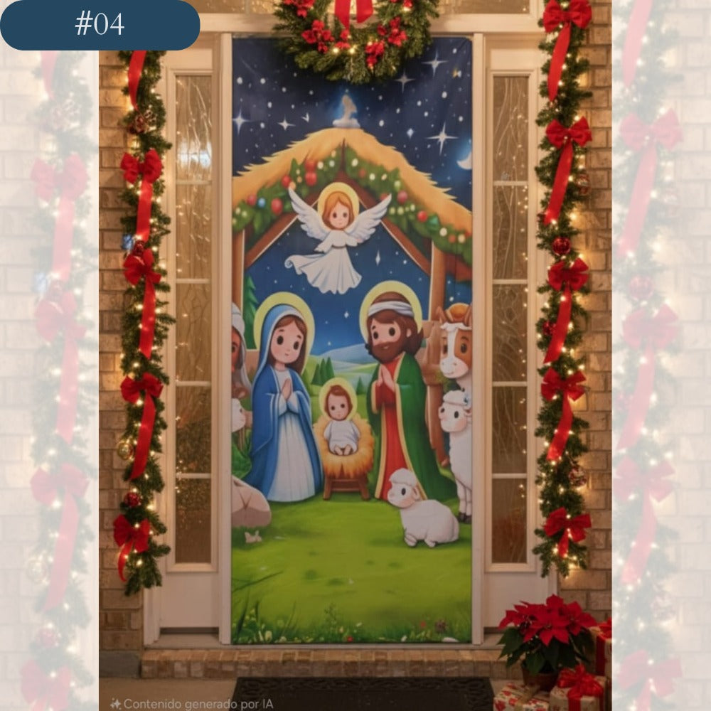 FORRO PUERTA NAVIDEÑO - Navidad